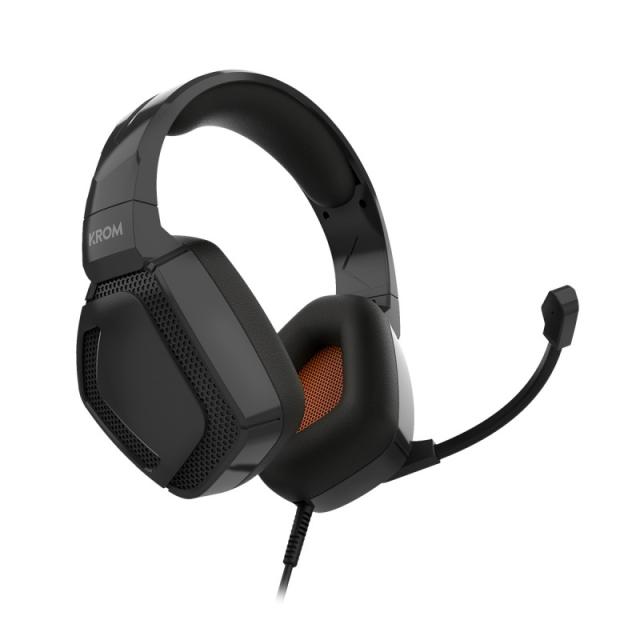 Krom - KOPA PRO Auriculares Alámbrico Diadema Juego Negro