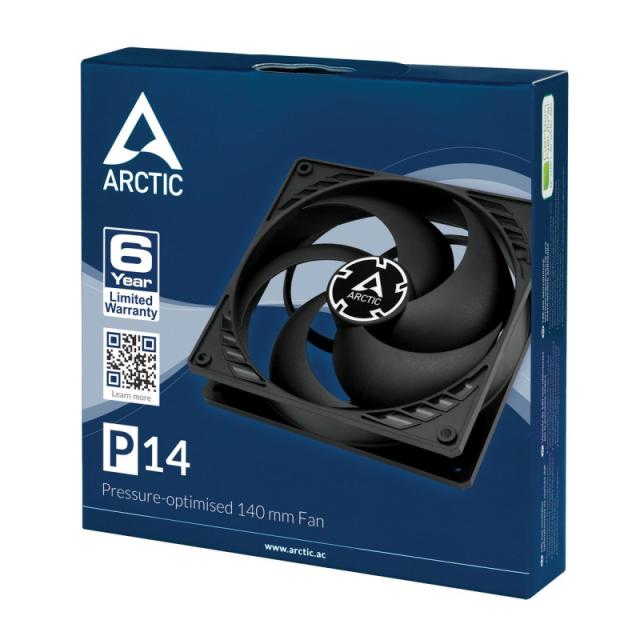 ARCTIC - P14 Carcasa del ordenador Ventilador 14 cm Negro