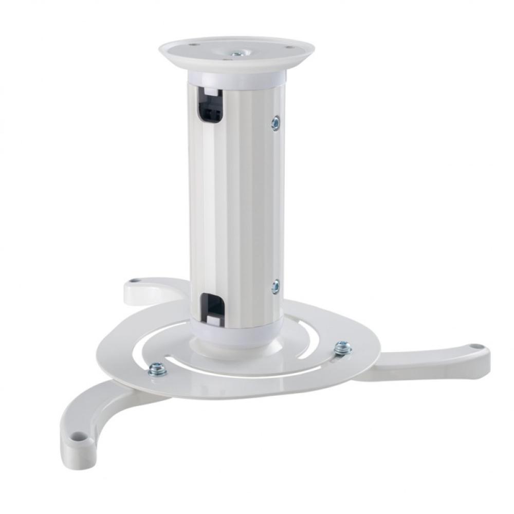 Neomounts - BEAMER-C80WHITE Soporte de techo para proyector - alt. 13-20 cm - movimiento completo