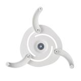 Neomounts - BEAMER-C80WHITE Soporte de techo para proyector - alt. 13-20 cm - movimiento completo
