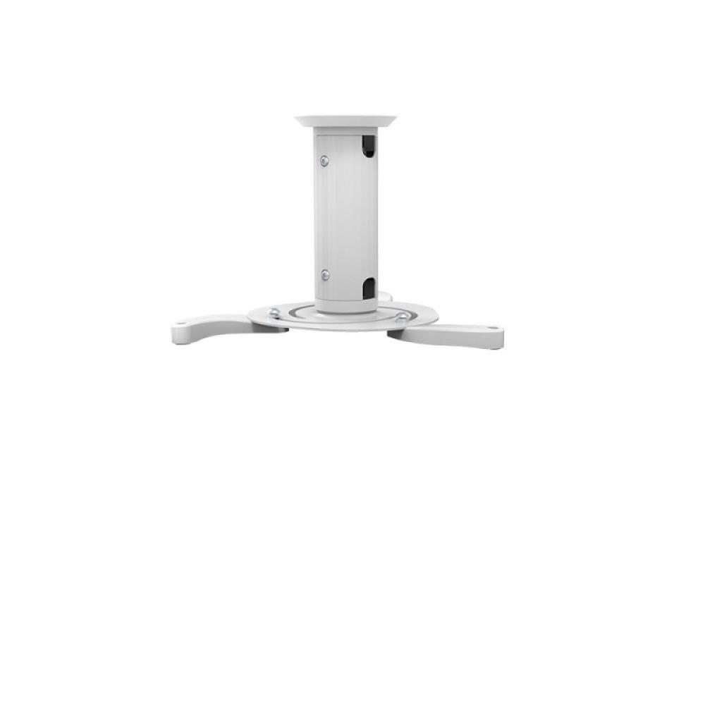 Neomounts - BEAMER-C80WHITE Soporte de techo para proyector - alt. 13-20 cm - movimiento completo