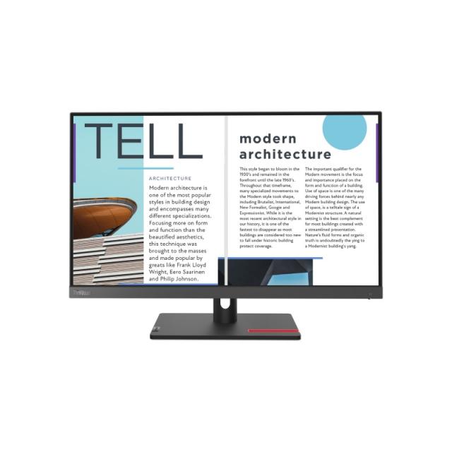 Lenovo - ThinkVision S25e-30 LED display 62,2 cm (24.5") 1920 x 1080 Pixeles Full HD Gris