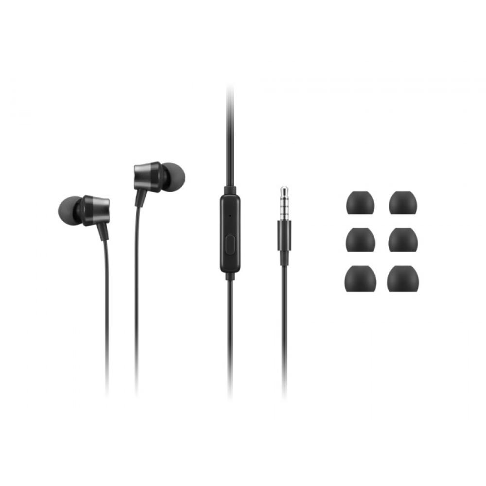Lenovo - 4XD1J77352 auricular y casco Auriculares Alámbrico Dentro de oído Oficina/Centro de llamadas Negro