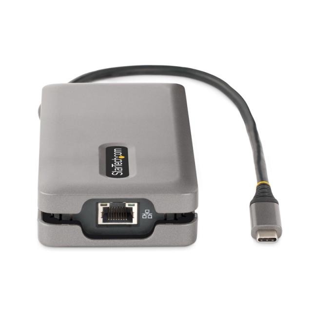 StarTech.com - Adaptador Multipuertos USB-C - HDMI/DP 4K a 60Hz - Hub Ladrón USB de 3 Puertos - Power Delivery de Paso de 100W -