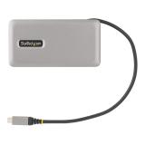 StarTech.com - Adaptador Multipuertos USB-C - HDMI/DP 4K a 60Hz - Hub Ladrón USB de 3 Puertos - Power Delivery de Paso de 100W -