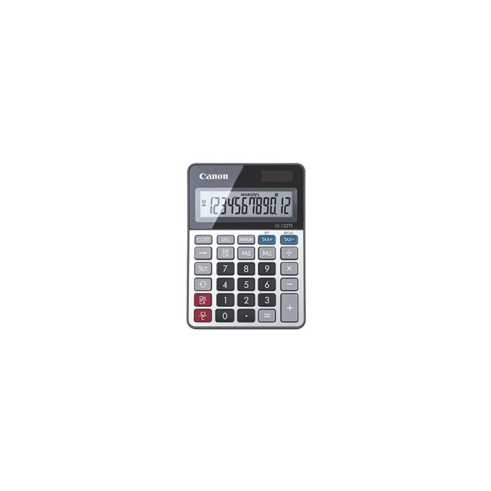 Canon - LS-122TS calculadora Escritorio Pantalla de calculadora Gris