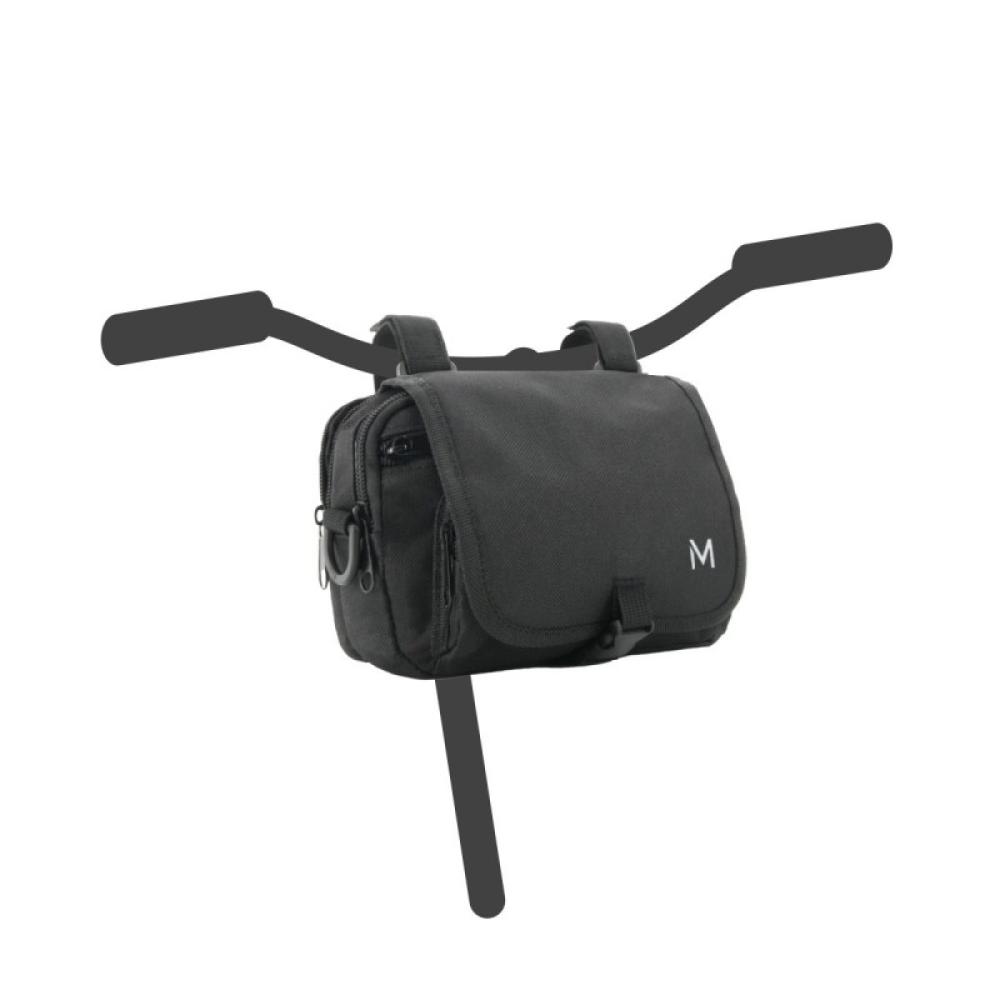 Mobilis - 070003 bolsa para bicicletas y cesta Frente Bolsa de bicicletas Negro