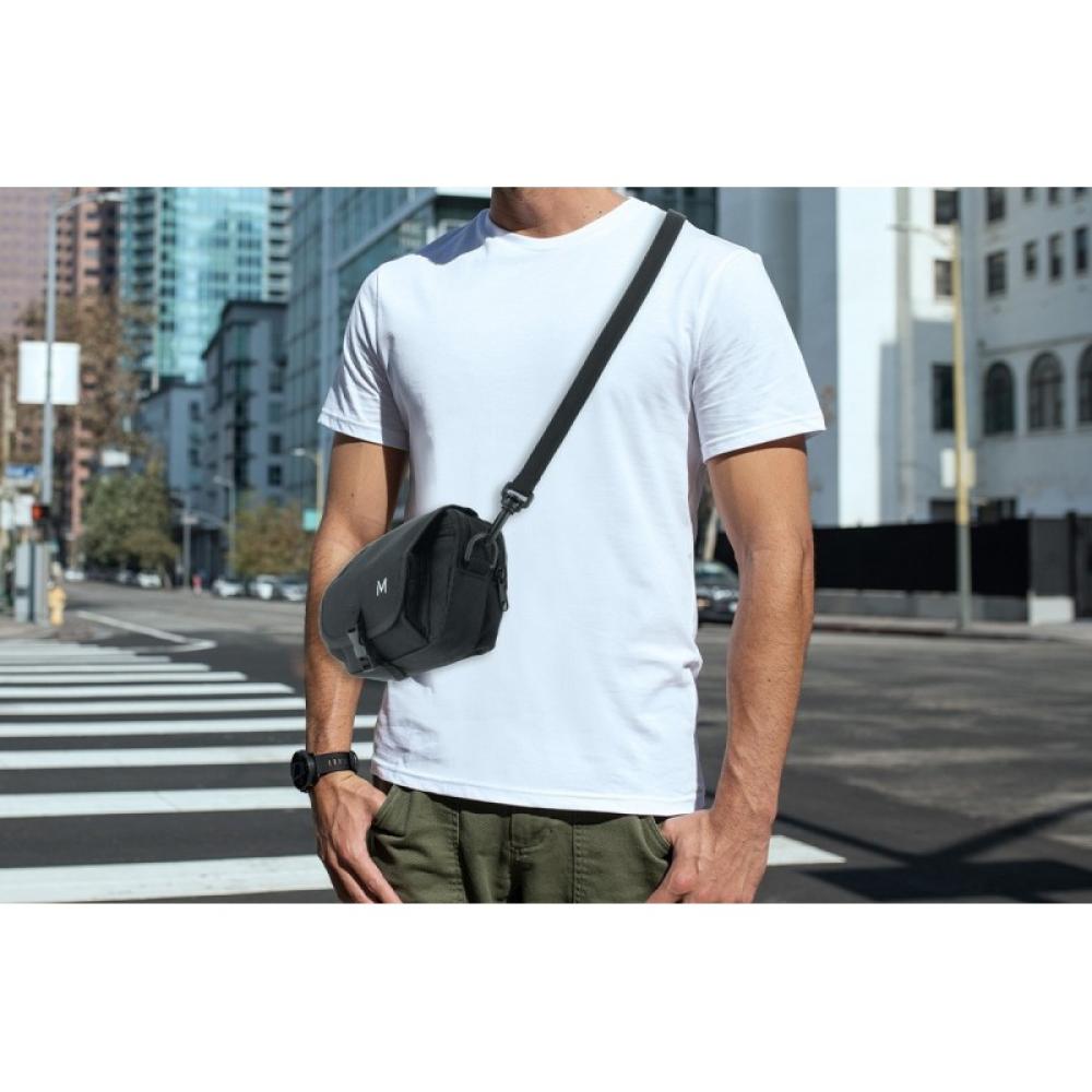 Mobilis - 070003 bolsa para bicicletas y cesta Frente Bolsa de bicicletas Negro