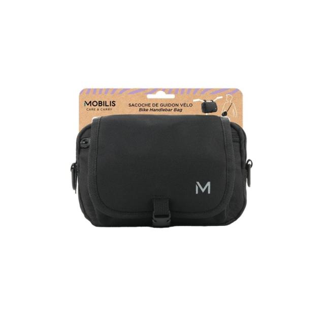 Mobilis - 070003 bolsa para bicicletas y cesta Frente Bolsa de bicicletas Negro