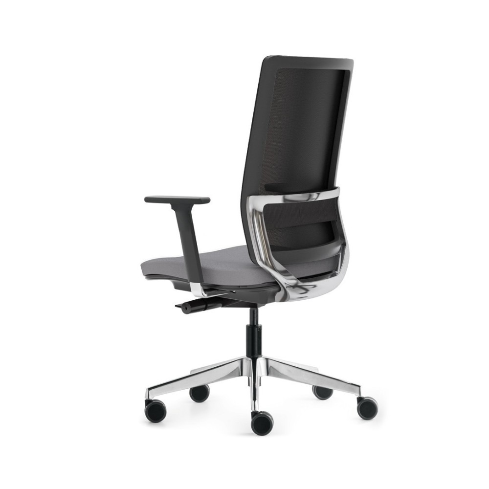 Silla 2k8 Negra Respaldo Bajo