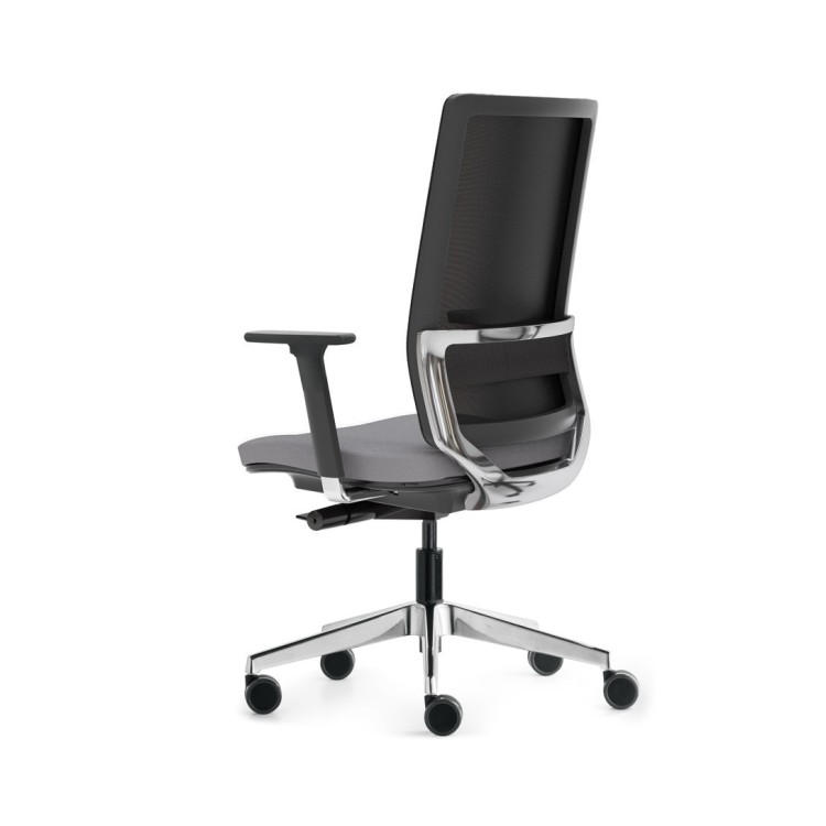 Silla 2k8 Negra Respaldo Bajo