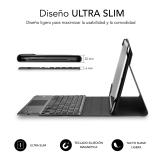 SUBBLIM - Funda con Teclado KEYTAB PRO BLUETOOTH 10,1" TOUCHPAD Black