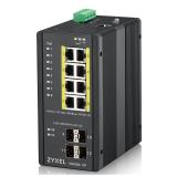 Zyxel - RGS200-12P Gestionado L2 Gigabit Ethernet (10/100/1000) Energía sobre Ethernet (PoE) Negro