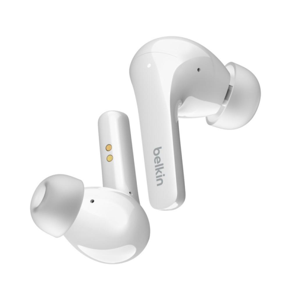 Belkin - SOUNDFORM Flow Auriculares Inalámbrico Dentro de oído Llamadas/Música USB Tipo C Bluetooth Blanco