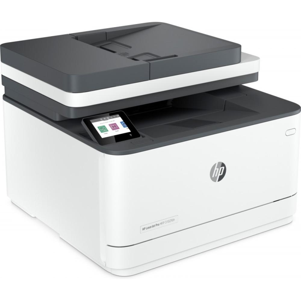 HP - LaserJet Pro 3102fdn Multifunction Blanco y negro Impresora, Solo Ethernet Fotocopiadora, escáner