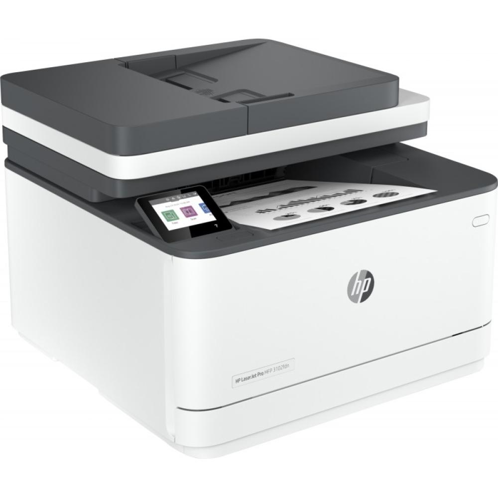 HP - LaserJet Pro 3102fdn Multifunction Blanco y negro Impresora, Solo Ethernet Fotocopiadora, escáner