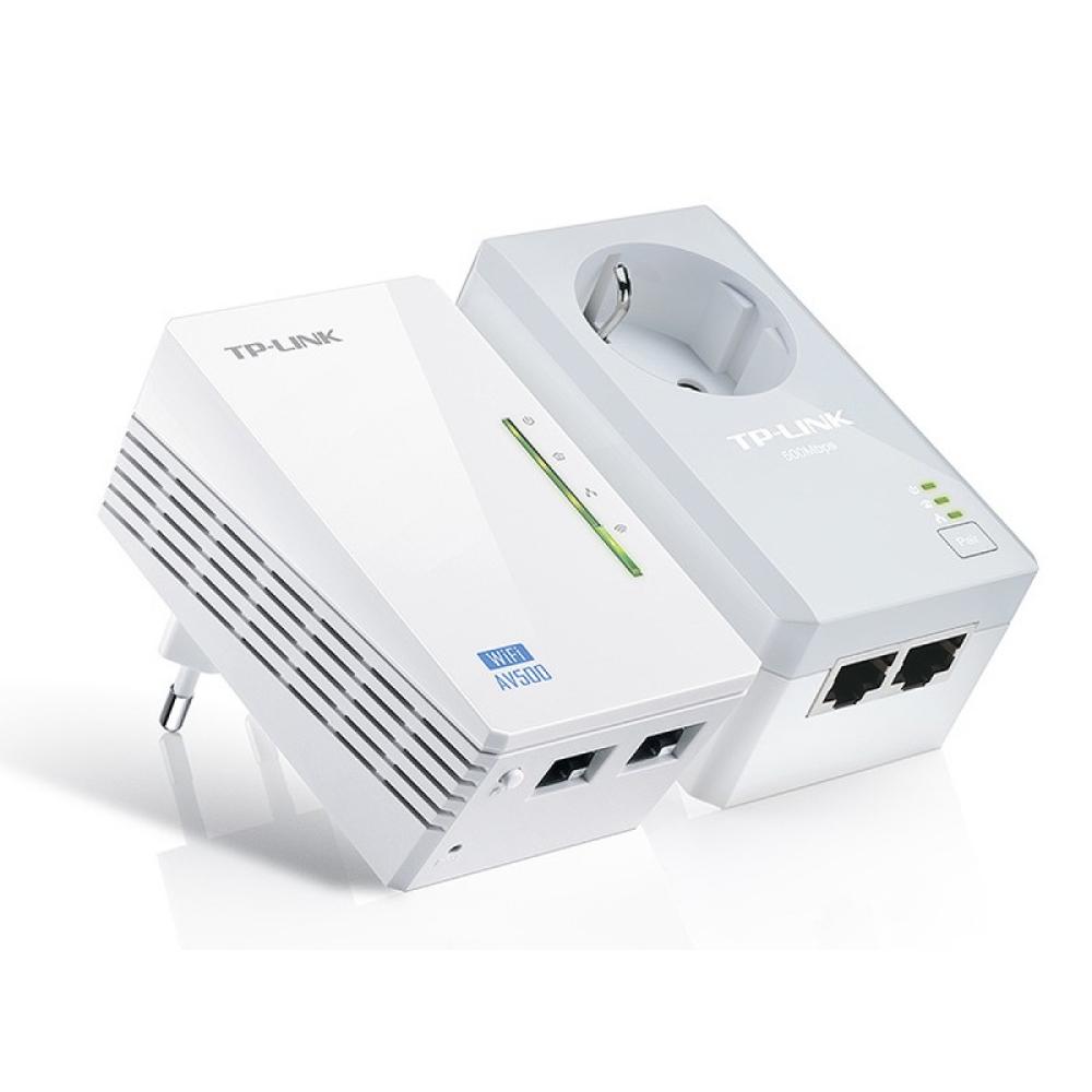 TP-Link - TL-WPA4226 KIT adaptador de red PowerLine 600 Mbit/s Ethernet Wifi Blanco 2 pieza(s)