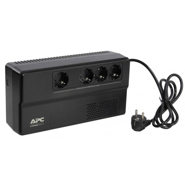 APC - BV650I-GR sistema de alimentación ininterrumpida (UPS) Línea interactiva 0,65 kVA 375 W 4 salidas AC