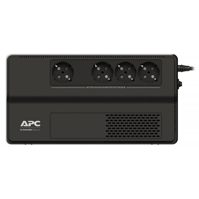 APC - BV650I-GR sistema de alimentación ininterrumpida (UPS) Línea interactiva 0,65 kVA 375 W 4 salidas AC