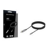 Conceptronic - ABBY10G adaptador de cable de vídeo 2 m USB Tipo C HDMI Gris