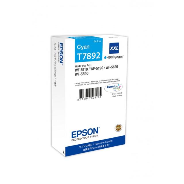 Epson - Cartucho T789240 cian XXL