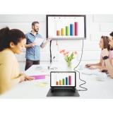 Conceptronic - ABBY10G adaptador de cable de vídeo 2 m USB Tipo C HDMI Gris