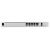 Ubiquiti - UniFi 16-Port PoE Gestionado L2/L3 Gigabit Ethernet (10/100/1000) Energía sobre Ethernet (PoE) 1U Plata