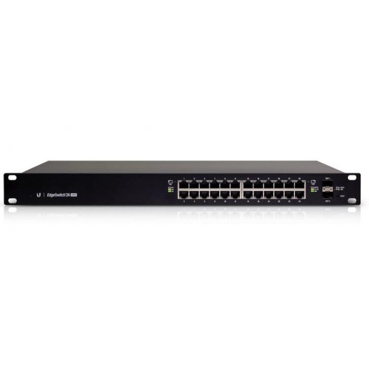 Ubiquiti - ES-24-250W switch Gestionado L2/L3 Gigabit Ethernet (10/100/1000) Energía sobre Ethernet (PoE) 1U Negro