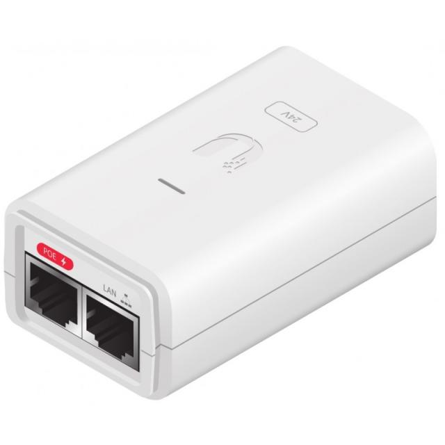 Ubiquiti - POE-24-7W-G-WH adaptador e inyector de PoE Gigabit Ethernet 24 V