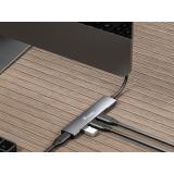 Equip - 128963 hub de interfaz USB 3.2 Gen 1 (3.1 Gen 1) Type-C 5000 Mbit/s Negro, Plata