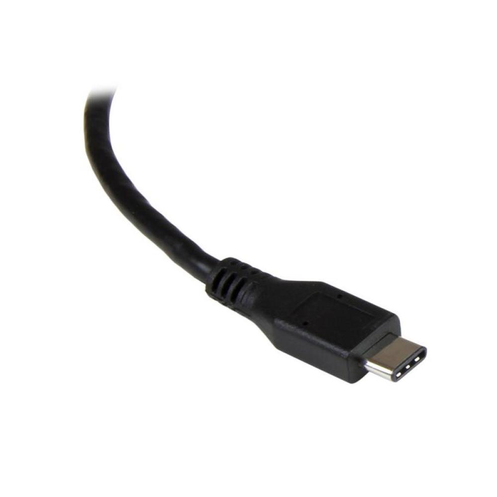 StarTech.com - Adaptador de Red Gigabit USB-C con Puerto USB Extra - Negro