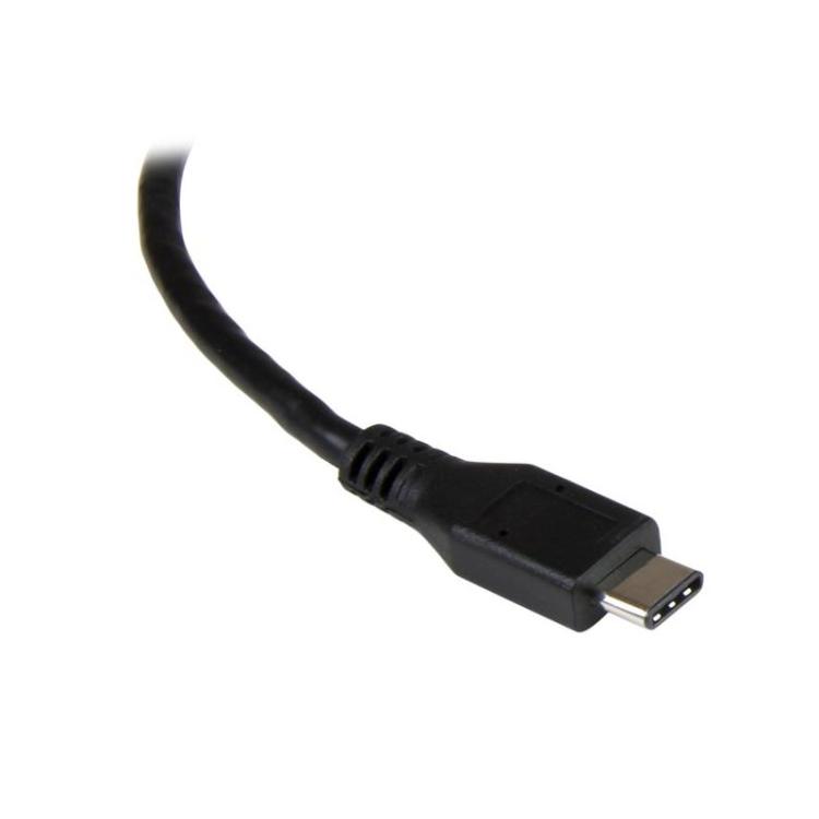 StarTech.com - Adaptador de Red Gigabit USB-C con Puerto USB Extra - Negro