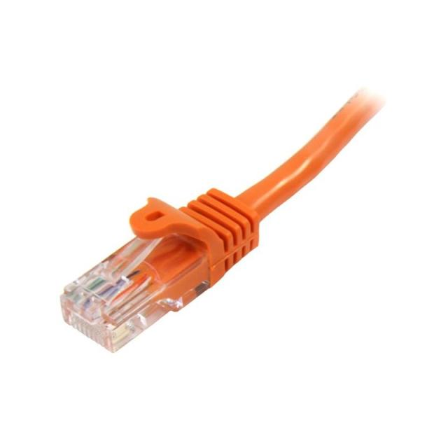 StarTech.com - Cable de Red de 7m Naranja Cat5e Ethernet RJ45 sin Enganches