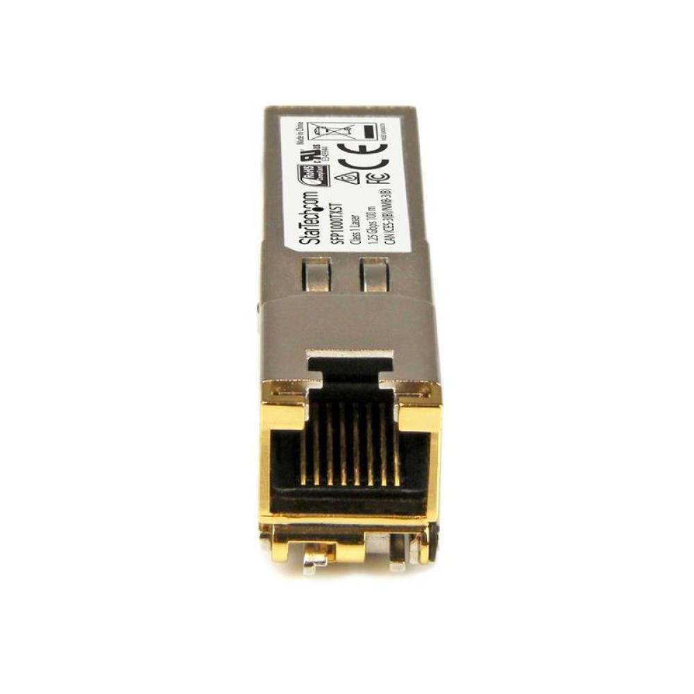 StarTech.com - Módulo Transceptor SFP Compatible con MSA sin Codificar - 1000BASE-TX - SFP a RJ45 Cat6 / Cat5e - SFP Ethernet Gi
