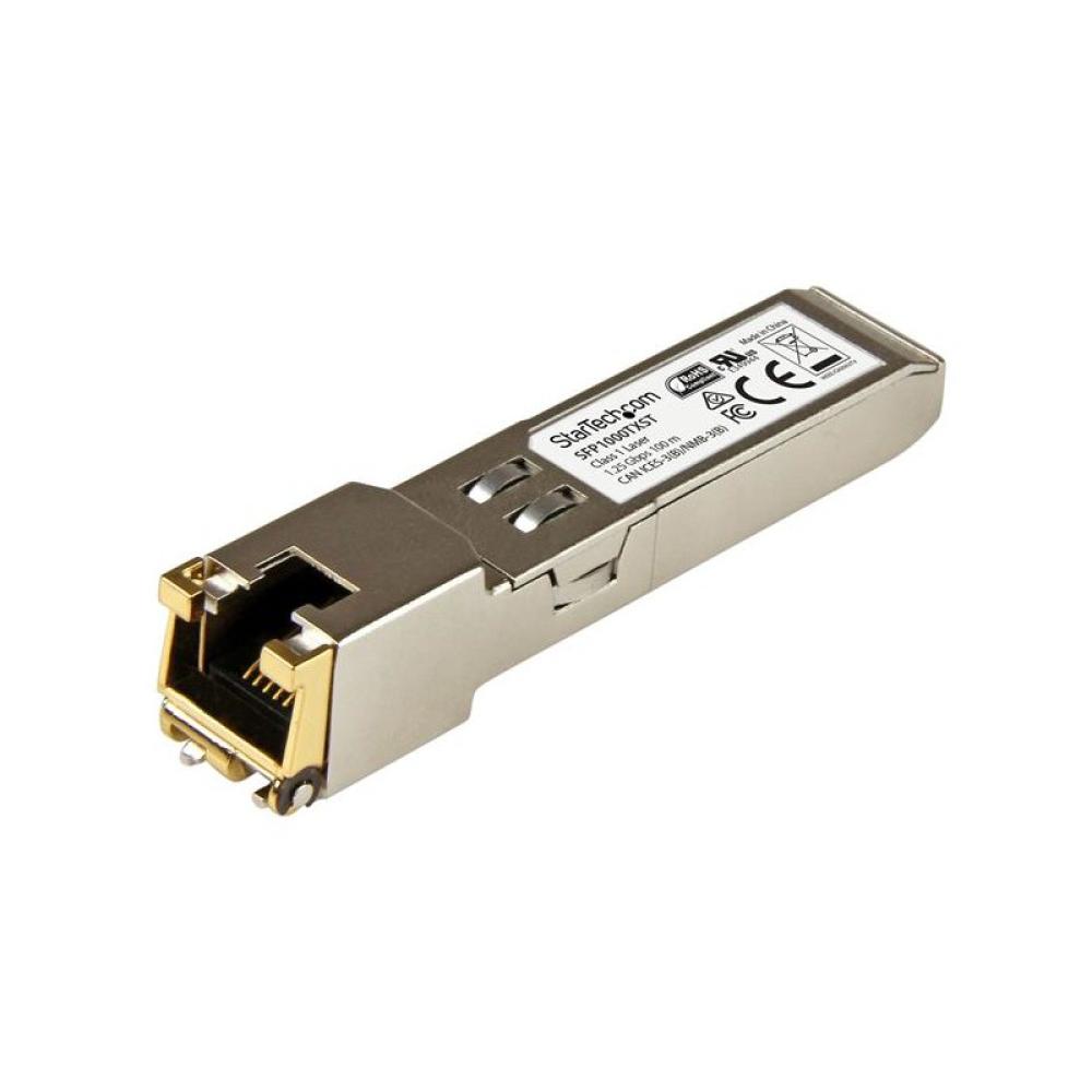 StarTech.com - Módulo Transceptor SFP Compatible con MSA sin Codificar - 1000BASE-TX - SFP a RJ45 Cat6 / Cat5e - SFP Ethernet Gi