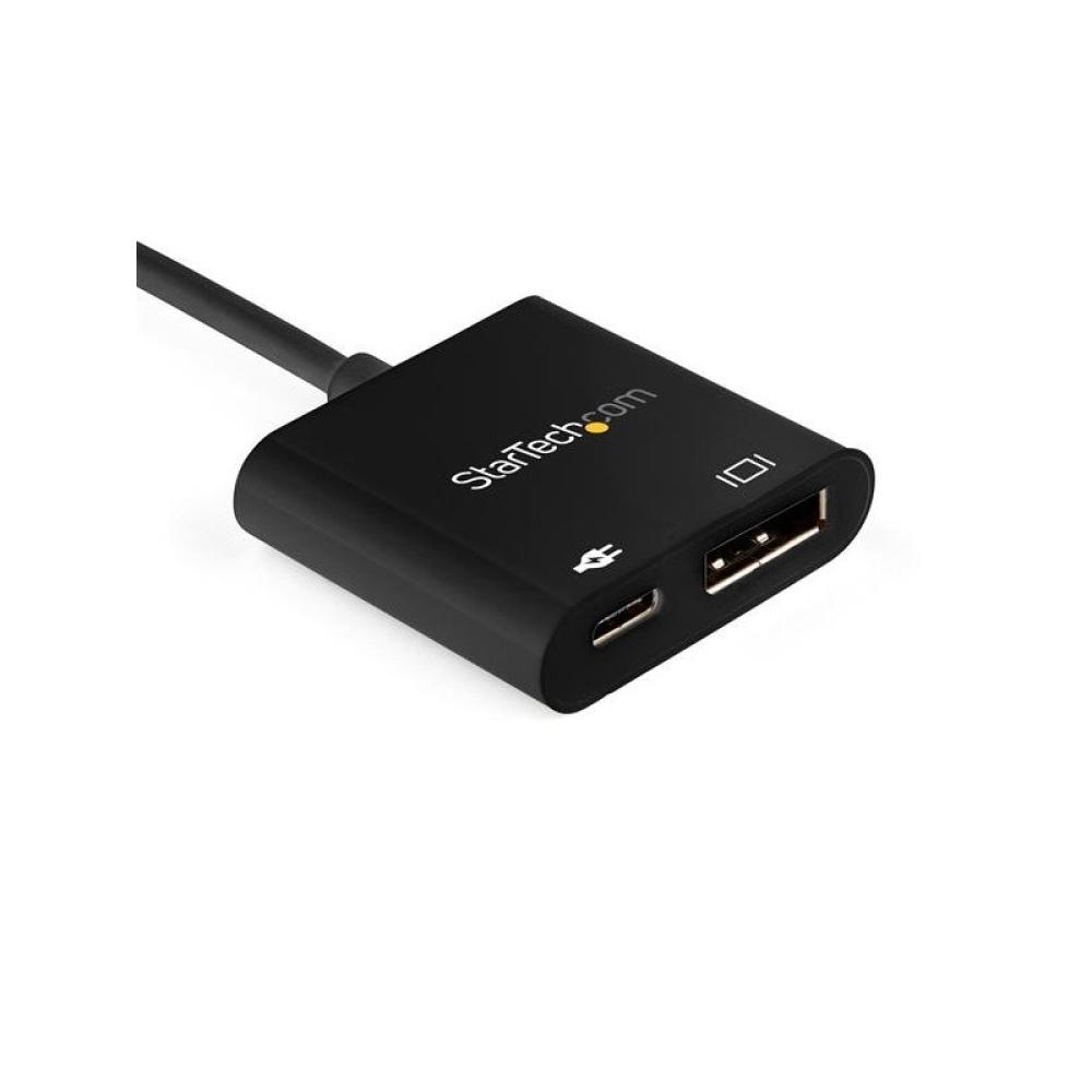 StarTech.com - Cable de 1m USB-C a DisplayPort 1.4 HBR3 con Entrega de Alimentación PD de 60W - Convertidor Adaptador de Vídeo U