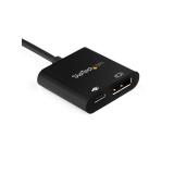 StarTech.com - Cable de 1m USB-C a DisplayPort 1.4 HBR3 con Entrega de Alimentación PD de 60W - Convertidor Adaptador de Vídeo U