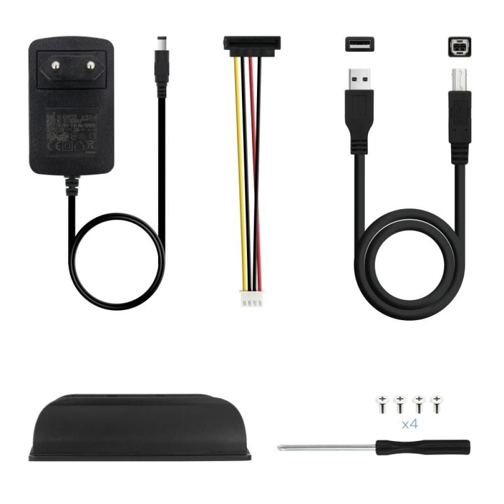 TooQ - CAJA HDD 3,5" IDE/SATA A USB 2.0 NEGRA