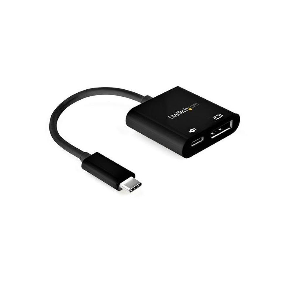 StarTech.com - Cable de 1m USB-C a DisplayPort 1.4 HBR3 con Entrega de Alimentación PD de 60W - Convertidor Adaptador de Vídeo U