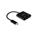StarTech.com - Cable de 1m USB-C a DisplayPort 1.4 HBR3 con Entrega de Alimentación PD de 60W - Convertidor Adaptador de Vídeo U