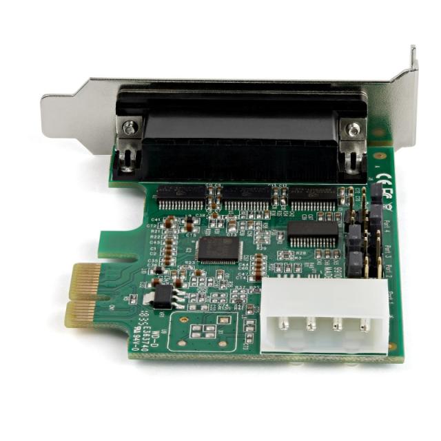 StarTech.com - Tarjeta Adaptadora Serie PCI Express RS232 de 4 Puertos - Tarjeta Controladora Serie PCIe RS232 - PC - PEX4S953LP
