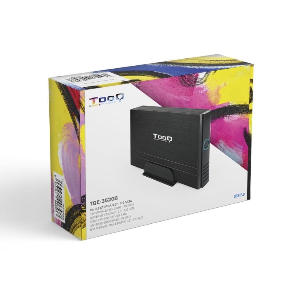 TooQ - CAJA HDD 3,5" IDE/SATA A USB 2.0 NEGRA