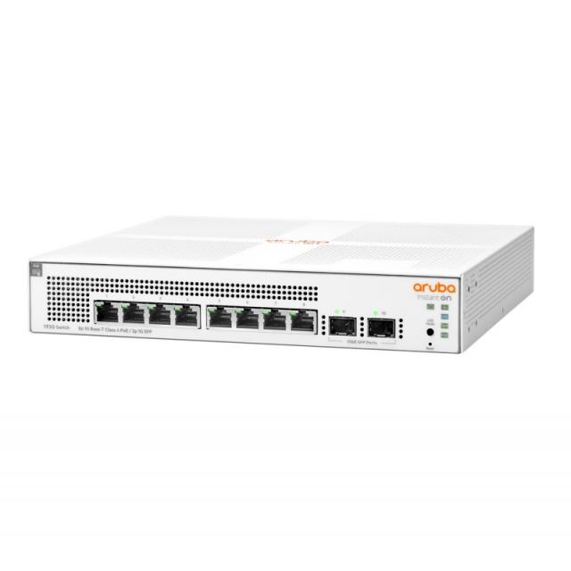 HPE - Aruba Instant On 1930 Gestionado L2+ Gigabit Ethernet (10/100/1000) Energía sobre Ethernet (PoE) 1U Blanco