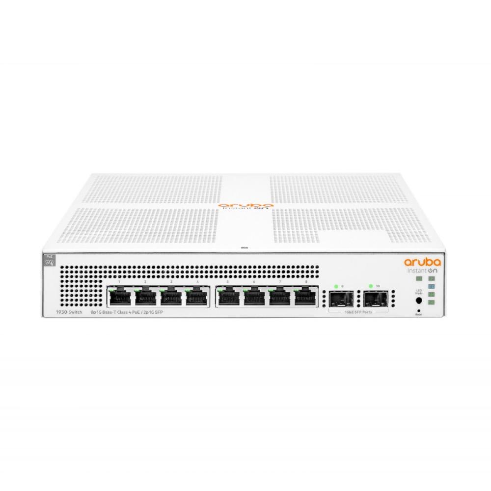 HPE - Aruba Instant On 1930 Gestionado L2+ Gigabit Ethernet (10/100/1000) Energía sobre Ethernet (PoE) 1U Blanco