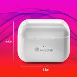 NGS - ARTICA BLOOM Auriculares Inalámbrico Dentro de oído Llamadas/Música USB Tipo C Bluetooth Blanco