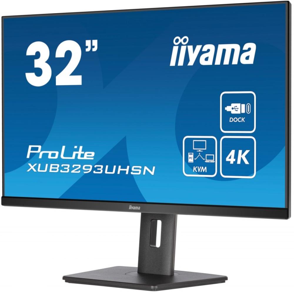 iiyama - ProLite XUB3293UHSN-B5 pantalla para PC 80 cm (31.5") 3840 x 2160 Pixeles 4K Ultra HD LCD Negro