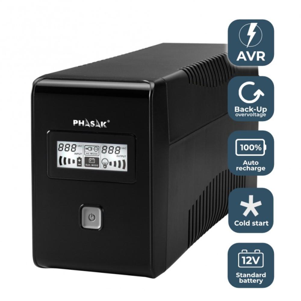 Phasak - SAI Esential Interactivo 850 VA - PH 9485