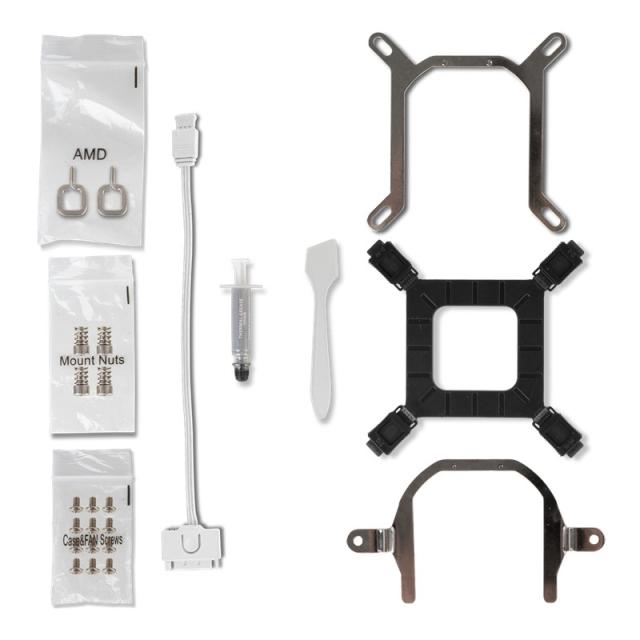 NOX - Hummer M-360 ARGB Procesador Sistema de refrigeración líquida todo en uno 12 cm Blanco 1 pieza(s)