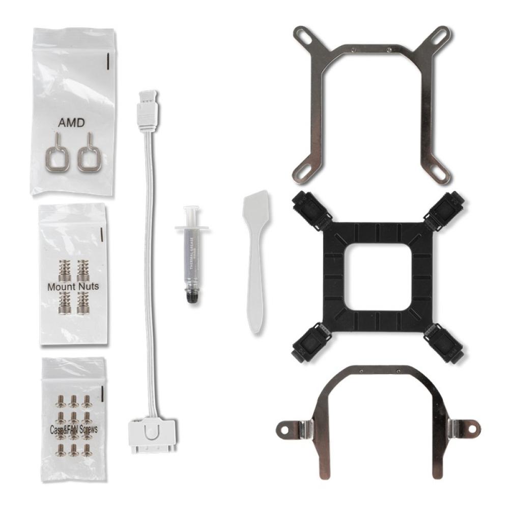 NOX - Hummer M-360 ARGB Procesador Sistema de refrigeración líquida todo en uno 12 cm Blanco 1 pieza(s)