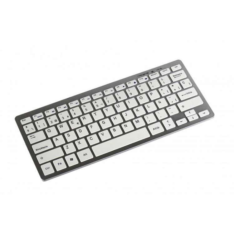 Tacens - LEVIS COMBO, Pack de Teclado y Ratón Inalámbrico Blanco, Wireless 2.4G, Ratón Ambidiestro,Teclado Qwerty Español